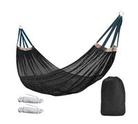 Outdoor Hammock - Hanging Mesh Swing 300 x 200 cm, Compact Tree Cradle | Durable Relaxation Equipment for Backyard Balcony Camping, Hiking, Meditation, Travel, P