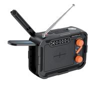 Outdoor Hand Crank Power Generation Solar 5000 Mah Radio Multifunctional Charging Out Treasure Tools Portable Solar Z6b6 Compact