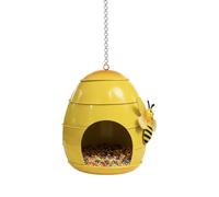 Outdoor Hanging Bird Feeder - Garden Decor Aesthetic Garden Decor Retro Copper Lantern Seed Holder Outdoor Song Bird Attracting Accessories