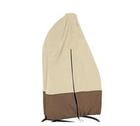 Outdoor Hanging Chair with Egg Shell Cover, Medium Zipper Design, Stylish and Color Coordinated, Perfect for Garden, Patio, or Balcony Relaxation.
