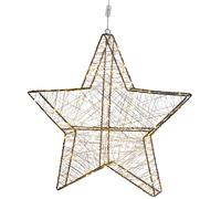Outdoor Hanging Decoration LED KURULA Star 58 cm Silver
