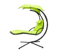 Outdoor Hanging Lounge Chair Replacement Cushion Cover And Umbrella Fabric, Washable Chaise Fabric Replacement Cushion And Umbrella Set(Green fruit)