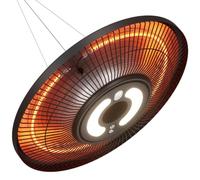 Outdoor Hanging Patio Heater 2000W, Electric Infrared Heaters Ceiling Mounted, IP65 Waterproof Patio Heater for Restaurant, Garden, Garage and Gazebo