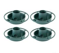 Outdoor Hanging Plastic Bird Feeder, 4-Pack, Garden Bird Feeding Station, Easy-Hang Design, Recyclable Material, for Wildlife Watching and Backyard Bird Attraction