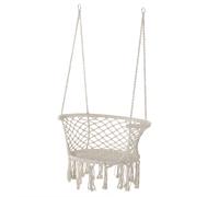 Outdoor Hanging Rope Chair with Cotton Rope