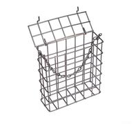 Outdoor Hanging Suet Feeder, Sturdy Metal Wire Cage for Birds, Single Suet Cake Holder, Weatherproof Suet Bird Feeder for Garden, Patio, or Backyard(1pc)