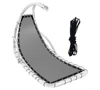 Outdoor Hanging Swing Chair Replacement Fabric Crafted for Everyday Enjoyment (dark grey B)