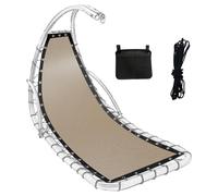 Outdoor Hanging Swing Chair Replacement Fabric Crafted for Everyday Enjoyment (khaki A)