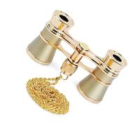 Outdoor HD Binoculars 3 x 25 Classic Folding Opera Glass Metal Case Theater Telescope Vintage Design Women Gift