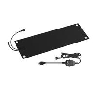 Outdoor Heated Snow Ice Melting Mats with Power Cord Graphene Heated Outdoor Mats No-Slip Rubber Winter Backyards Sidewalks Stairs 3IN/H Speed Snow,1Pcs,121.9 × 25.4 cm