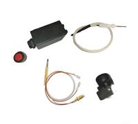 Outdoor Heater Pulse Switch Featuring Ignition Wire Integration Thermocouple and Mechanical Tilt Switch Activation (AA battery)