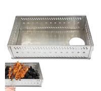 Outdoor Heating Stone Basket | Stainless Steel Coal Charcoal Fire Box with Foldable Design for Sauna Heating | Wood Stove Container Tool