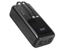 Outdoor High-Capacity LED Lighting Power Bank 60000mAh,QC3.0 22.5W & USB C PD20W Fast Charging with USB-C, Cable & Fast Charging for Mobile Phone, Camera, Pad, Headset etc