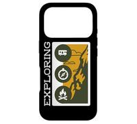 Outdoor Hiking Camper Compass Practical Tools Case for iPhone 17 Pro