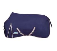 Weatherbeeta Comfitec Essential Standard Neck Lite Plus - Navy/Silver/Red - 5 foot