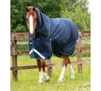 Outdoor horse blanket with neck cover Premier Equine Titan 200 g