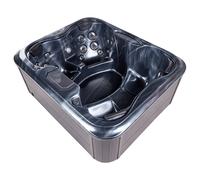Outdoor Hot Tub with LED ARCELIA Grey