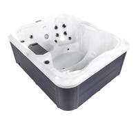 Outdoor Hot Tub with LED ARCELIA White