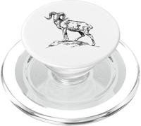 Outdoor Hunting Rocky Mountain Bighorn Sheep Ram Full Curl PopSockets PopGrip for MagSafe
