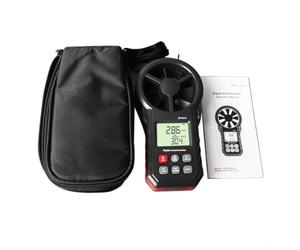 Outdoor HVAC Anemometer WT87A Wind for temp Tester Outdoor HVAC | Measures , temperature, wind force; intelligent operation for quick data capture