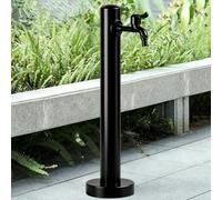 Outdoor Hydration Source, Vertical Cylindrical Water Column, Stainless Steel Yard Hydrant Frost Proof, Decorative, for Washing Irrigation Lawn Care(Height: 95cm/37.4in)