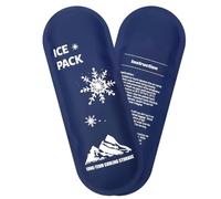 Outdoor Ice Pack - Blue Gel Cloth 19.3x7cm, Flexible Soft Pack, Safe Convenient Tool | Perfectly for Use, 2-3 Year Life