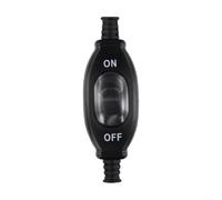 Outdoor In-line Cable Switch IP65 250V 3A Silver(Black 7mm)