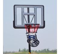 Outdoor Indoor Basketball Rebounder Attachment, Easy-Assembly Home Basketball Return For Free-Throw Practice, Plastic Chute Shot Returner