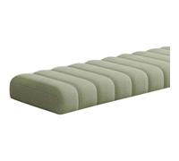 Outdoor/Indoor Bench Cushion 120cm/150cm/80cm/90cm x 40cm/30cm 2/3 seater Rectangle Bench Seat Pad for Bay Windows, Garden Patio, Long Chairs & Porch Furniture,Matcha Green,45x130cm
