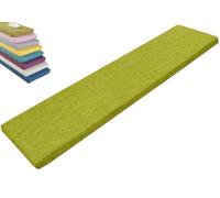Outdoor/Indoor Bench Cushion 90 cm/120 cm/150 cm x 50/40/35/30 cm 45D High Resilient Foam Seat Pad with Non Slip Washable Cover and Zipper for Patio Garden Sofa Window (Grass Green 120 x 50