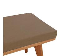 Outdoor Indoor Bench Cushion, Non-Slip Patio Furniture Pads, Removable Soft Cushions for Porch Swing & Garden Seats, 21x21x2 Inch, Brown Color, Perfect for Comfort & Style