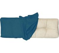 Outdoor Indoor Bench Cushion Pad Covers with Zip Non Slip Replacement Covers for 2 3 Seater 120x40 110x40 140x45 150x50cm Dark Blue Perfect for Bay