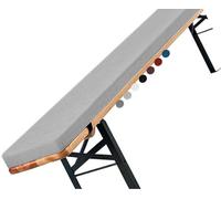Outdoor/Indoor Bench Cushions 43x20x2in Non-Slip Rectangular Seat Pads with Zipper for Deck Chairs Beer Tents Swings Bay Windows - Light Grey 48/40/36/60inch Options