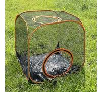 Outdoor Indoor Cat Tent Playpen Cube Shape, Easy Assembly Pop-Up Pet Toy, Portable Foldable Soft Enclosure for Kitty Puppy Rabbit Small Animals, Collapsible Expandable Pen for Customizable Play Mazes