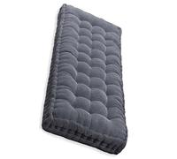 Outdoor/Indoor Garden Bench Cushion - Comfortable Dark Gray Seat & Back Mat for 1/2/3 Seater Swing Sofa - Stylish Upholstery 150x50cm for Ultimate Relaxation