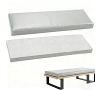 Outdoor Indoor Leather Bench ion PaThick 2Seater Fur Swing Seat Hammock Pillow Removable Cover for Garden Patio Office Coffee Shop120x45x5cm