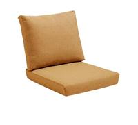 Outdoor Indoor Seat & Back Cushions, 30x30x5cm, Orange Patio Chair Pads, Sofa Bench Backrest, Garden Bay Window Decor, Comfort & Style