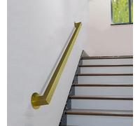 Outdoor & Indoor Stair ils Wall-Mounted with Wrought Iron Metal Supports Available Lengths: 60cm 100cm 120cm 150cm 180cm 200cm (Total 420cm)