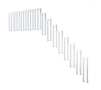 Outdoor Indoor Stair Railing Wrought Iron Safe il for Steps Square Tube White Decking Railing for Front Porch Strong Support for Stairs and Steps