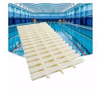 Outdoor Indoor Swimming Pool Draina Grate Cover, 3-Hole ABS Plastic Channel Drain Filter, 250KG Load Capaci, 15cm Gutter Guard, 5 Pieces for Efficient Overflow ment