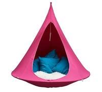 Outdoor Indoor Swing Butterfly Hanging Chair Hammock Lazy Hanging Tent White Rose Red Courtyard Relaxation 180x150cm Size.
