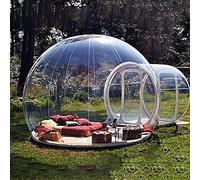 Outdoor Inflatable Bubble Tent, Transparent House Dome Tent, Single Tunnel Family Camping, Adult Tent, Suitable For Terrace Backyard Festival,4M Household faucets