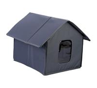 Outdoor Insulated Cats House Easy Assembly For Winter Cats Shelter Cozy Bed Large Foldable Shelter