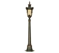 Outdoor IP44 1 Bulb Short Mini Lamp Post Pillar Old Bronze LED E27 100W Loops Multi One Size