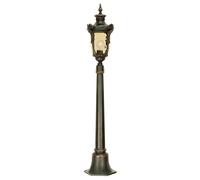 Outdoor IP44 1 Bulb Short Mini Lamp Post Pillar Old Bronze LED E27 100W