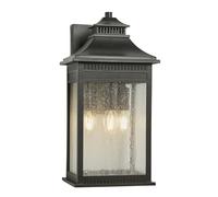 Outdoor IP44 3 Bulb Wall Light Imperial Bronze LED E14 40W