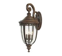 Outdoor IP44 4Wall Light British Bronze LED E14 60W