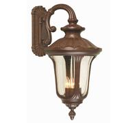 Outdoor IP44 4Wall Light Rusty Bronze Patina LED E14 60W