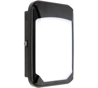 Outdoor Ip65 Commercial Bulkhead Wall Light - Cool White Led - Photocell Sensor