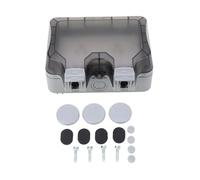 Outdoor IP66 Waterproof Wall Power Socket 2 Sockets Rainproof Charging Outlet 15A